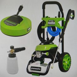 New Greenworks 2000psi Pressure Washer 