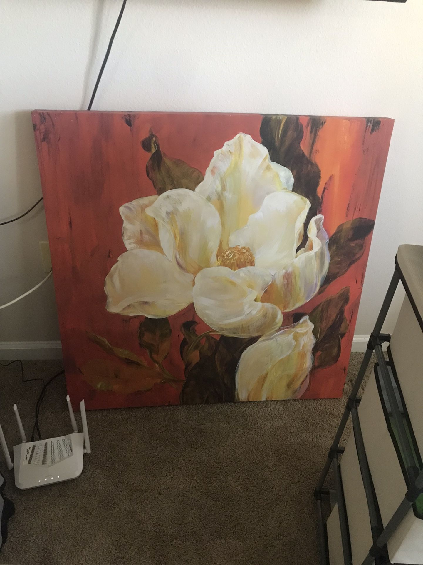 Floral Art Canvas Set 2