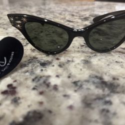 Vintage 1950's Ray-Ban Cat Eye Sunglasses