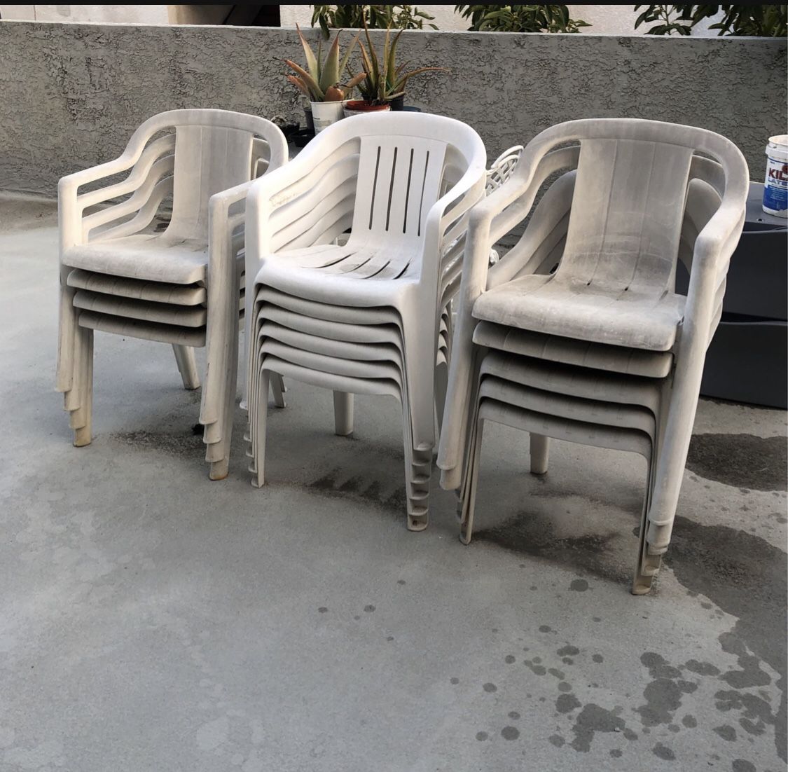 15pcs. Plastic Chairs