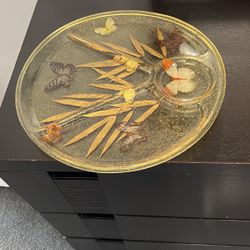 MCM Clear Lucite Serving Tray
