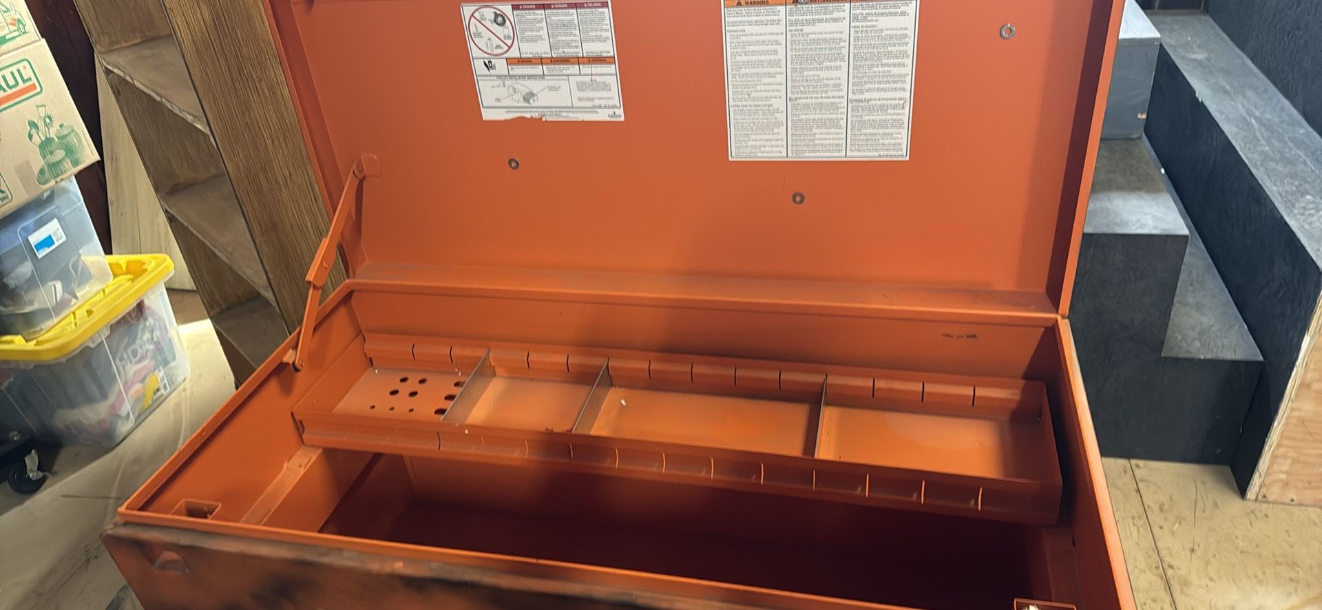 Rigid Rolling Metal Tool Box