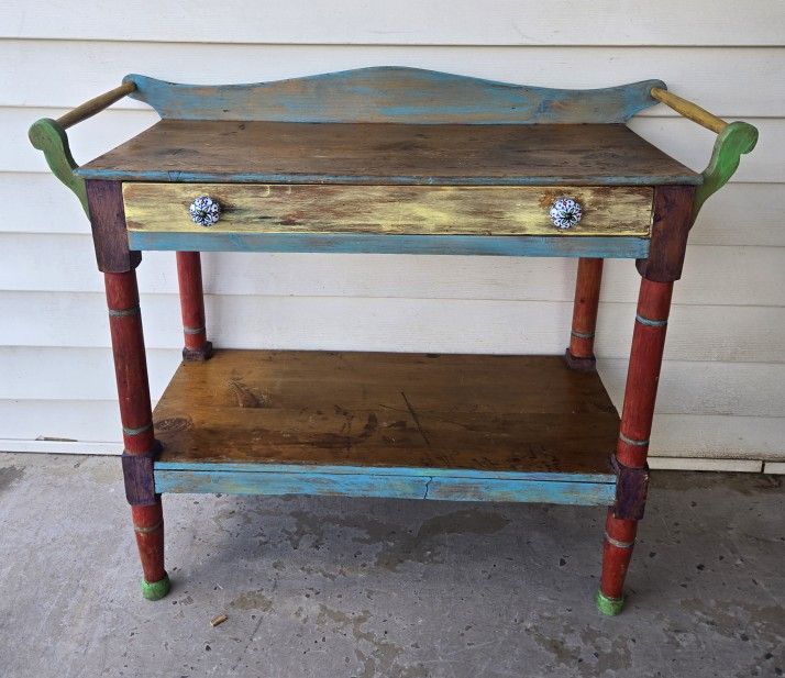 Console Table W/ Drawer, Farmhouse, Country Home Decor