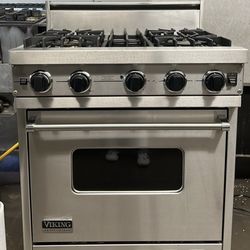VIKING 30”WIDE ALL GAS RANGE STOVE STAINLESS STEEL