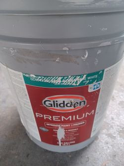 5 gallons Interior Semigloss Light gray paint