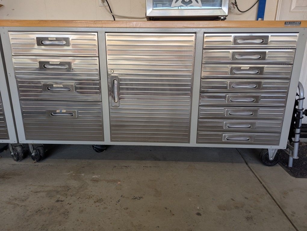 Seville Classics UltraHD® 12-Drawer Rolling Workbench – CLEAN + Solid + Ready to Roll!