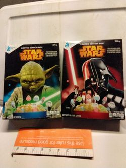 Collectors STAR WARS  CEREAL BOXES