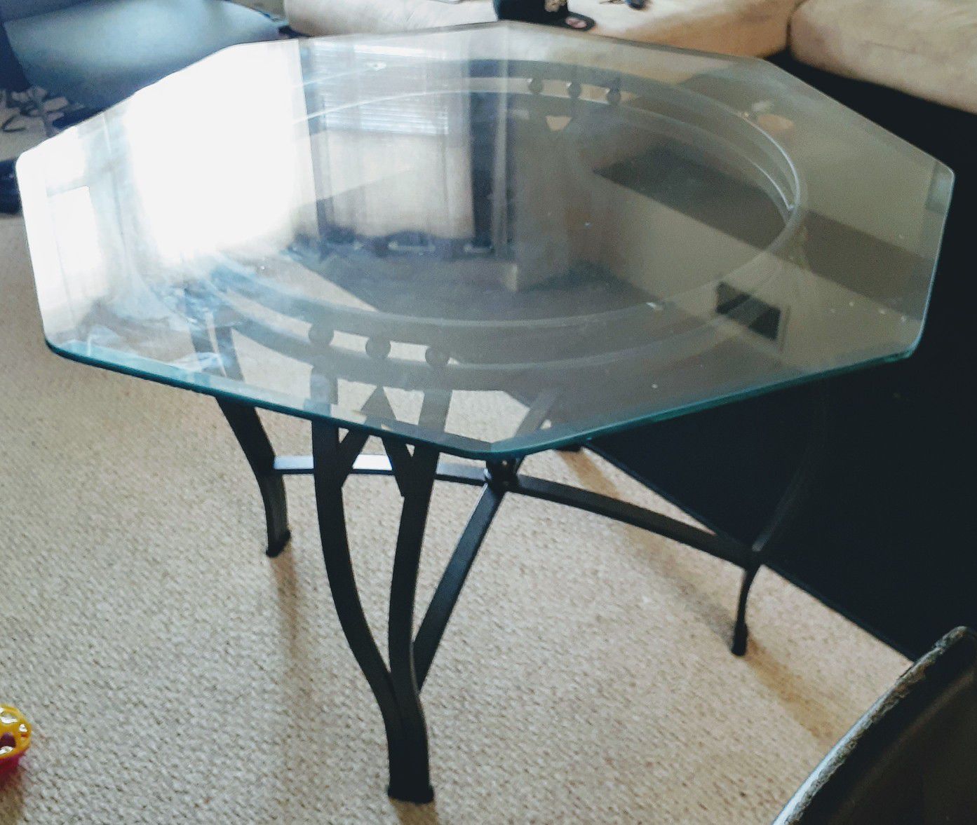 Small glass table