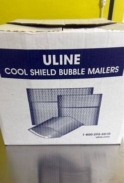 Uline Cool Shield Bubble Mailers Box
