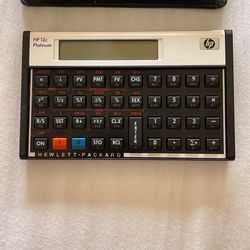 HP 12c Platinum Financial Calculator