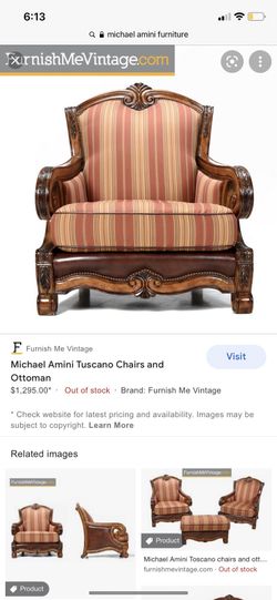 Accent Chair With Ottoman