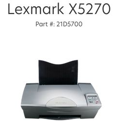 Lexmark Thermal Inkjet X5270 Printer AND Cartridges