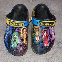 Crocs Rainbow High Cutie Clogs Size 13 Girl