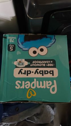 Pampers baby dry new $25