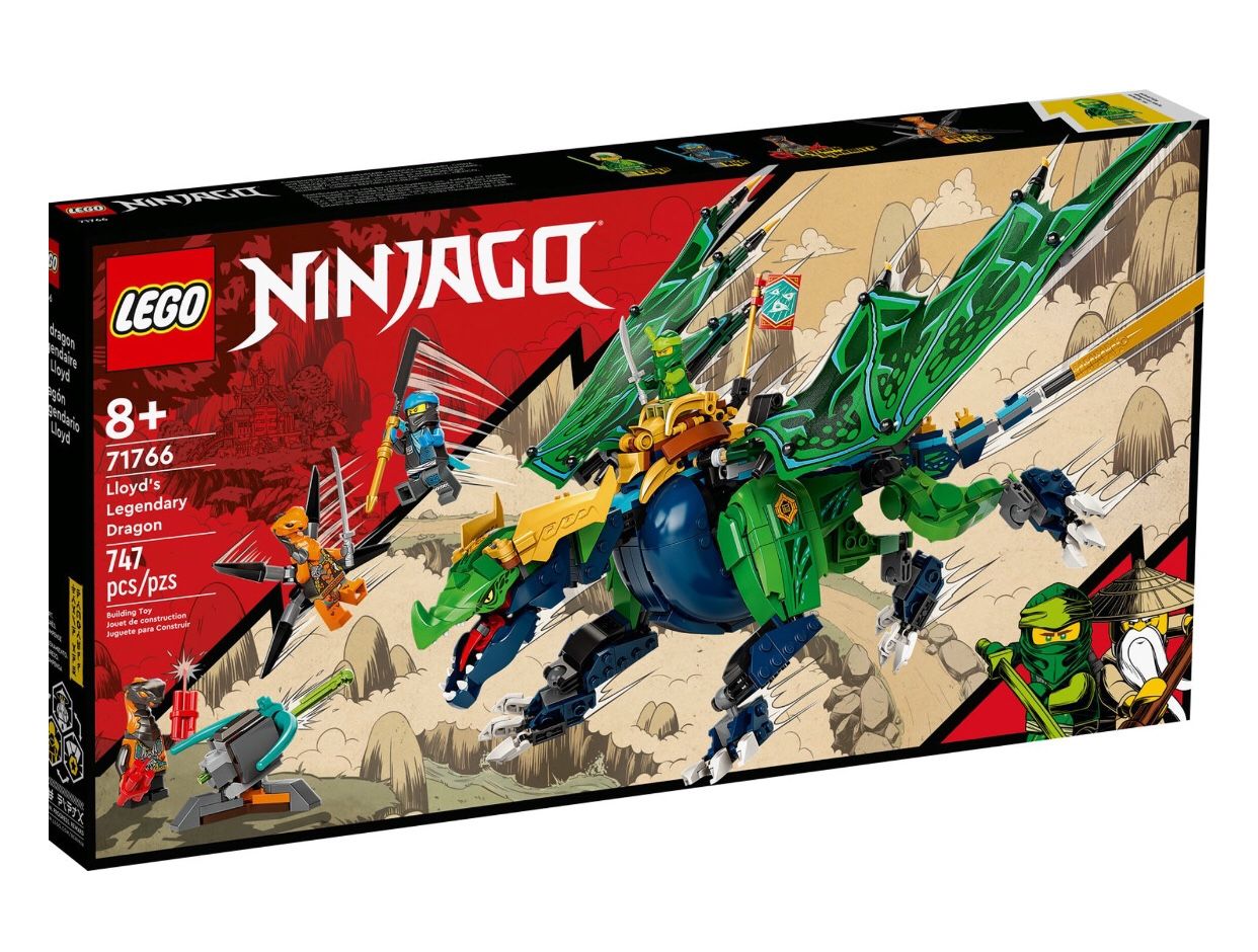 Lego Ninjago Lloyds Legendary Dragon 747pcs *New In Box *