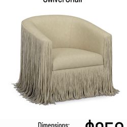 Leather Swivel Accent Chair In Grey 