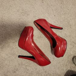 Red Heels By GUESS size 6 