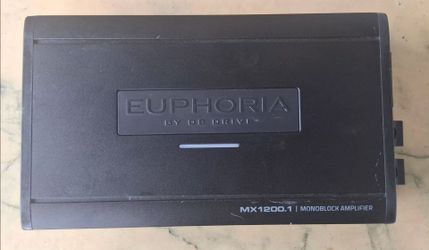 Db drive euphoria 1200.1 monoblock amplifier