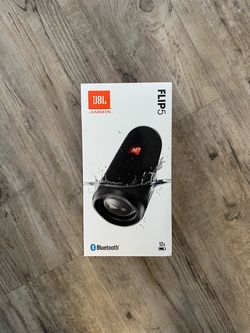 JBL FLIP 5, Waterproof Portable Bluetooth Speaker, Black, Small