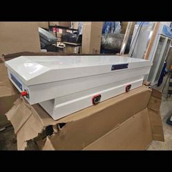 Weather Guard 62.5 in. White Steel Compact Crossover Truck Tool Box New One very small ding on top Otherwise perfect  595$ Pick up Mesa Alma School an
