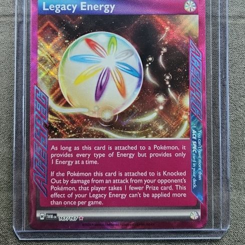 legacy energy pokemon card 167/167 |Vivid Imagination Cards and Collectibles Placeholder Image Provided Tcg Super Boost Energy Card