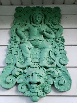 Antique hindu plaque