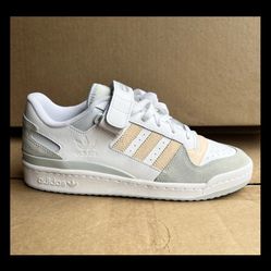 adidas Forum Low Shoes White Sneakers GX7076 Men's Size 9.5 US
