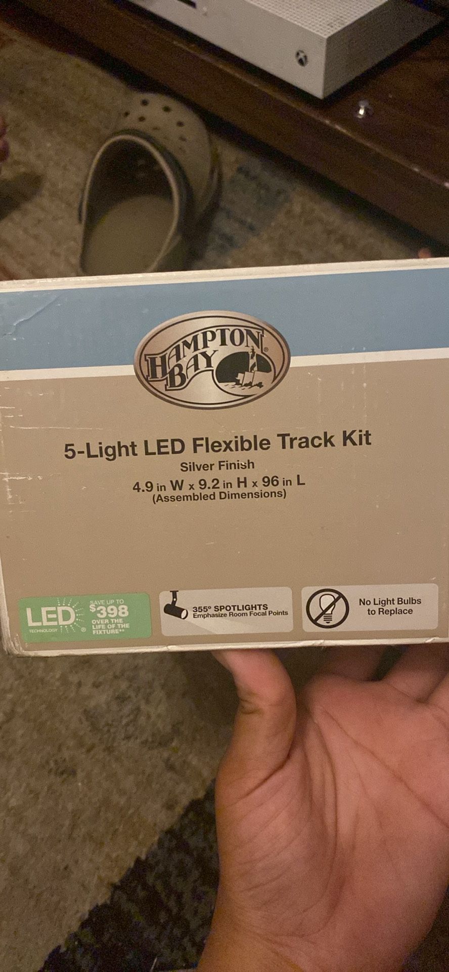 Hampton Bay 5 Light LED TRACK KIT