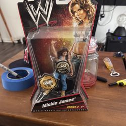 0008 of a 1000 WWE Mattel 3 MICKIE JAMES Chase Limited Edition Belt
