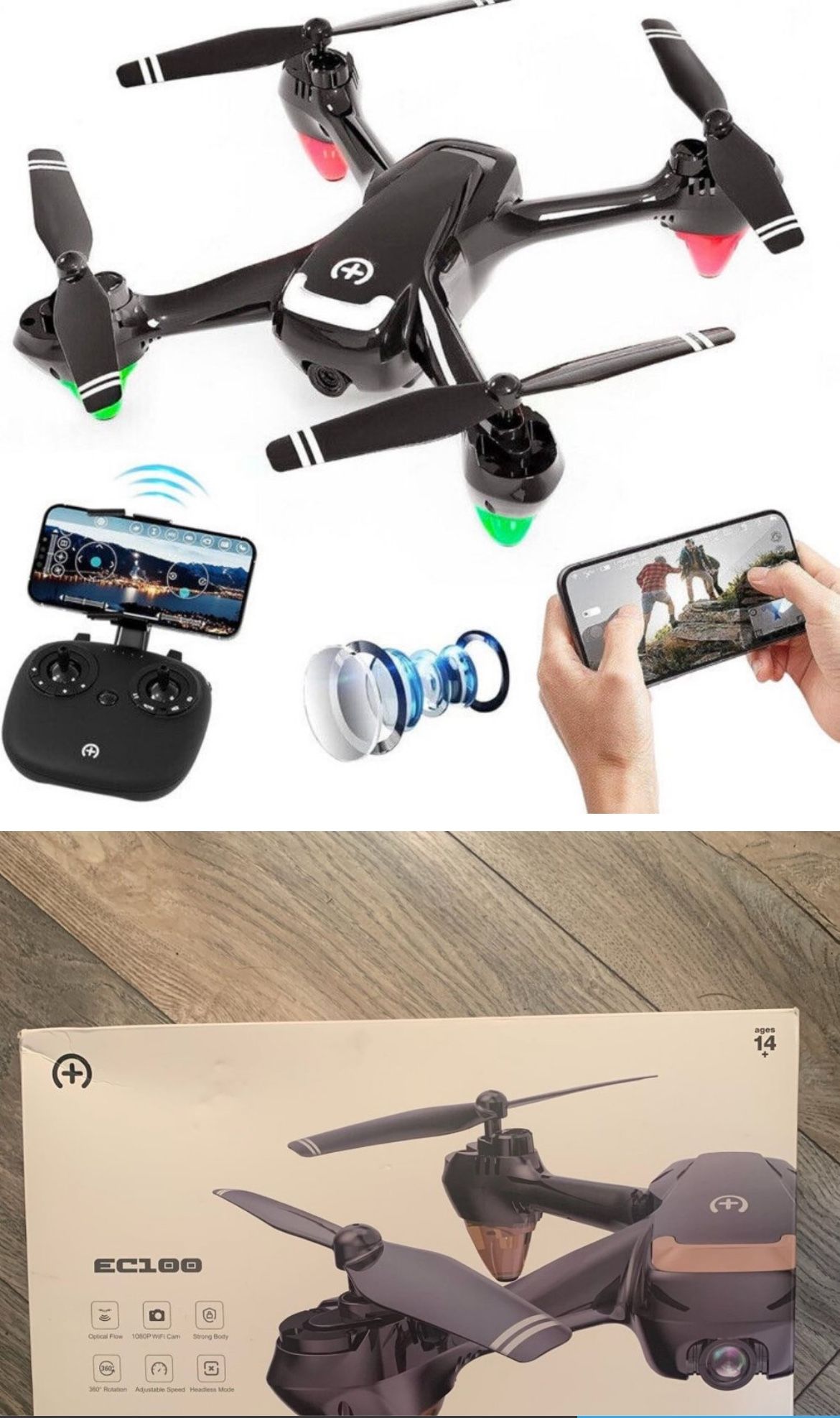 Untei EC 100 Drone With Camera