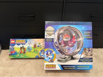 Sonic legos and egg man