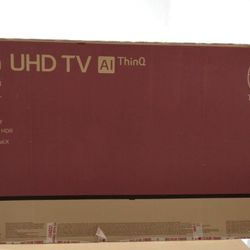 65" LG Television with 4K Smart features