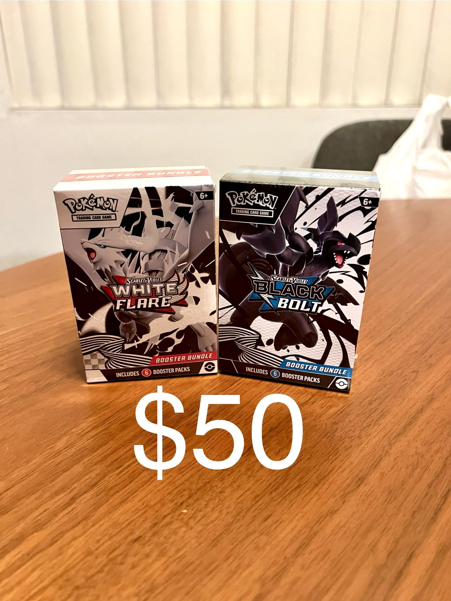 Pokemon Black Bolt & White Flare Booster Bundle
