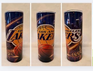 Los Angeles Lakers Skinny Tumbler