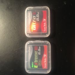 CompactFlas SanDisk Ultra II 8.0 GB Memory Card