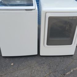 SAMSUNG HE WASHER ELECTRIC DRYER SET WORKS GREAT CAN DELIVER 