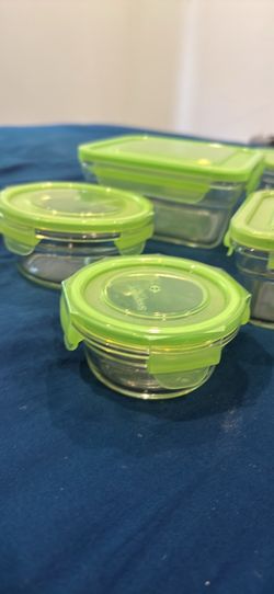 Snapware Glasslock Glass Food Storage Container Set – 9 Containers w/ Lids