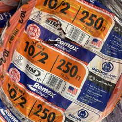 10/2 Wire 250ft Copper Electric Wire New Roll  (price Is Firm )