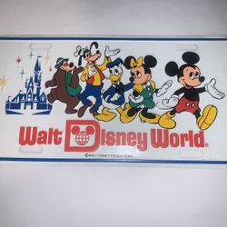 Disney Walt Disney World 50th Anniversary Vault License Car Plate - New Toys & Collectibles