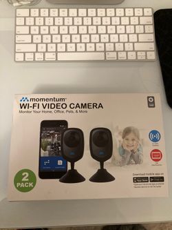 Momentum WiFi cameras Used as a baby monitor