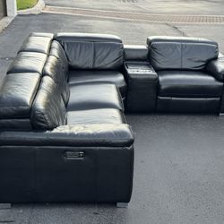 🛋️ Sofa/Couch Sectional - Black - Recliners - Delivery Available 🚛