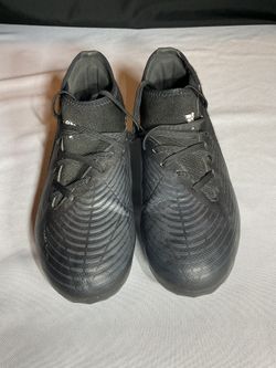 ADIDAS PREDATOR EDGE 3 FG/GA YOUTH SOCCER CLEATS BLACK & WHITE 5 1/2 GW2360