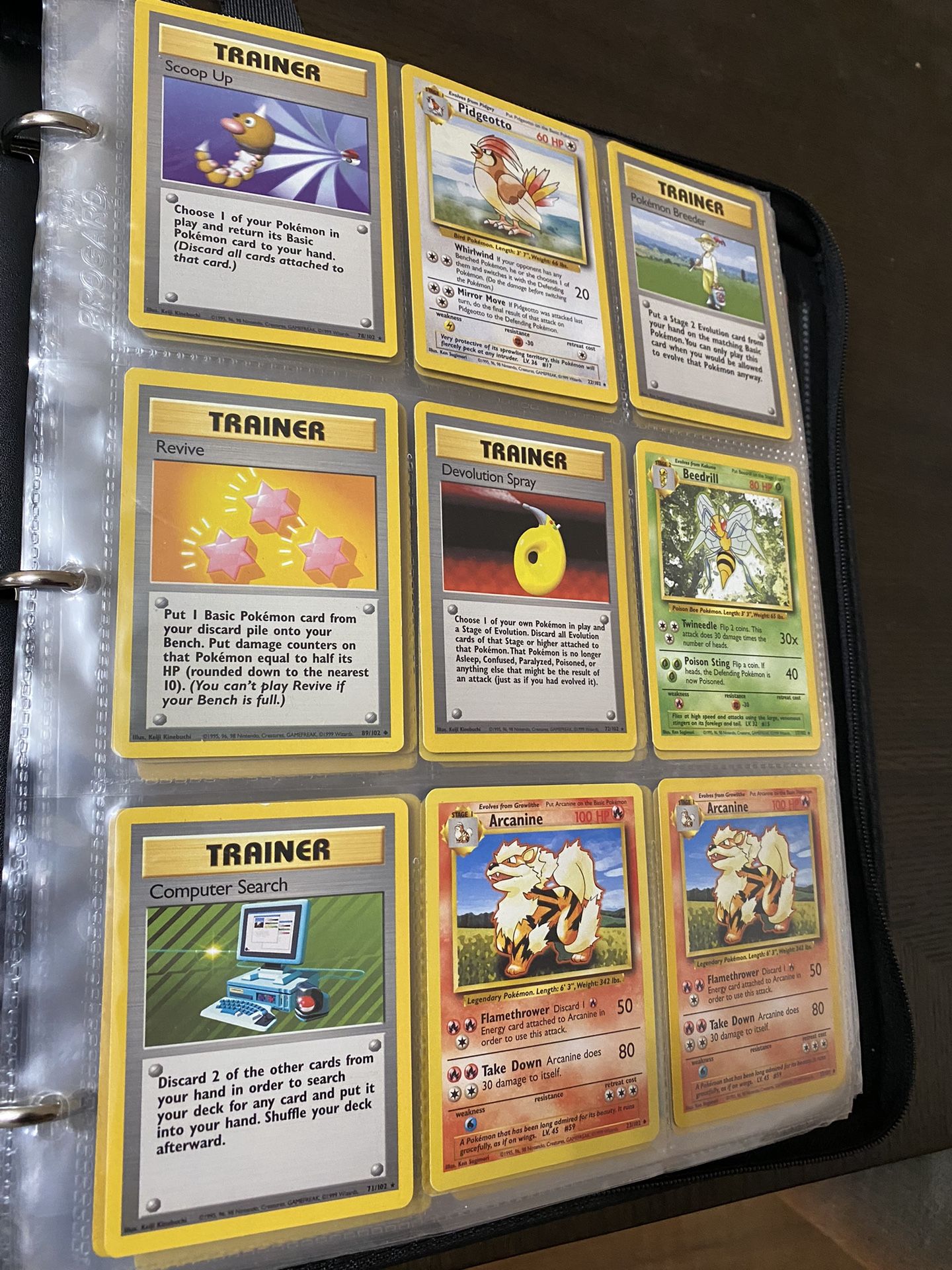 Vintage Pokemon Base Set Lot