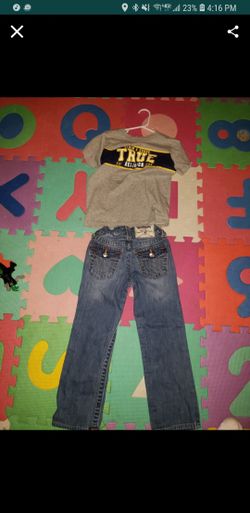 Boys size 6 true religion