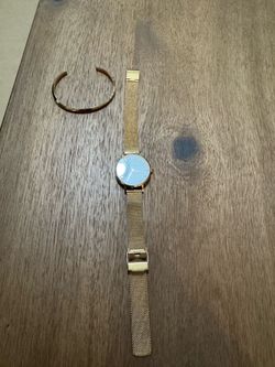 Daniel Wellington Rose Gold Watch + Bracelet