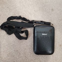 Voice Amplifier for Teachers, 20W 2000mAh Rechargeable(Working Time 20 Hrs),  FM Radio, Recording, USB+TF Card Play, for Meetings,Teaching, Coach