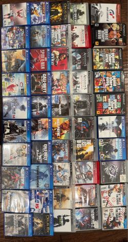 49 PlayStation Games Bundle (PS2/PS3/PS4) – GTA Trilogy, Spider-Man, God of War, Red Dead & More