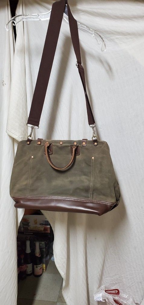 Genuine Leather Overnight Should Bag Duffle
