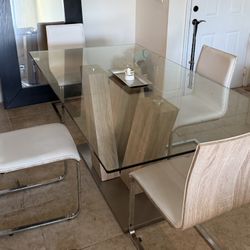 Eldorado Dining glass table