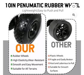10-Inch Pneumatic Rubber Wheel